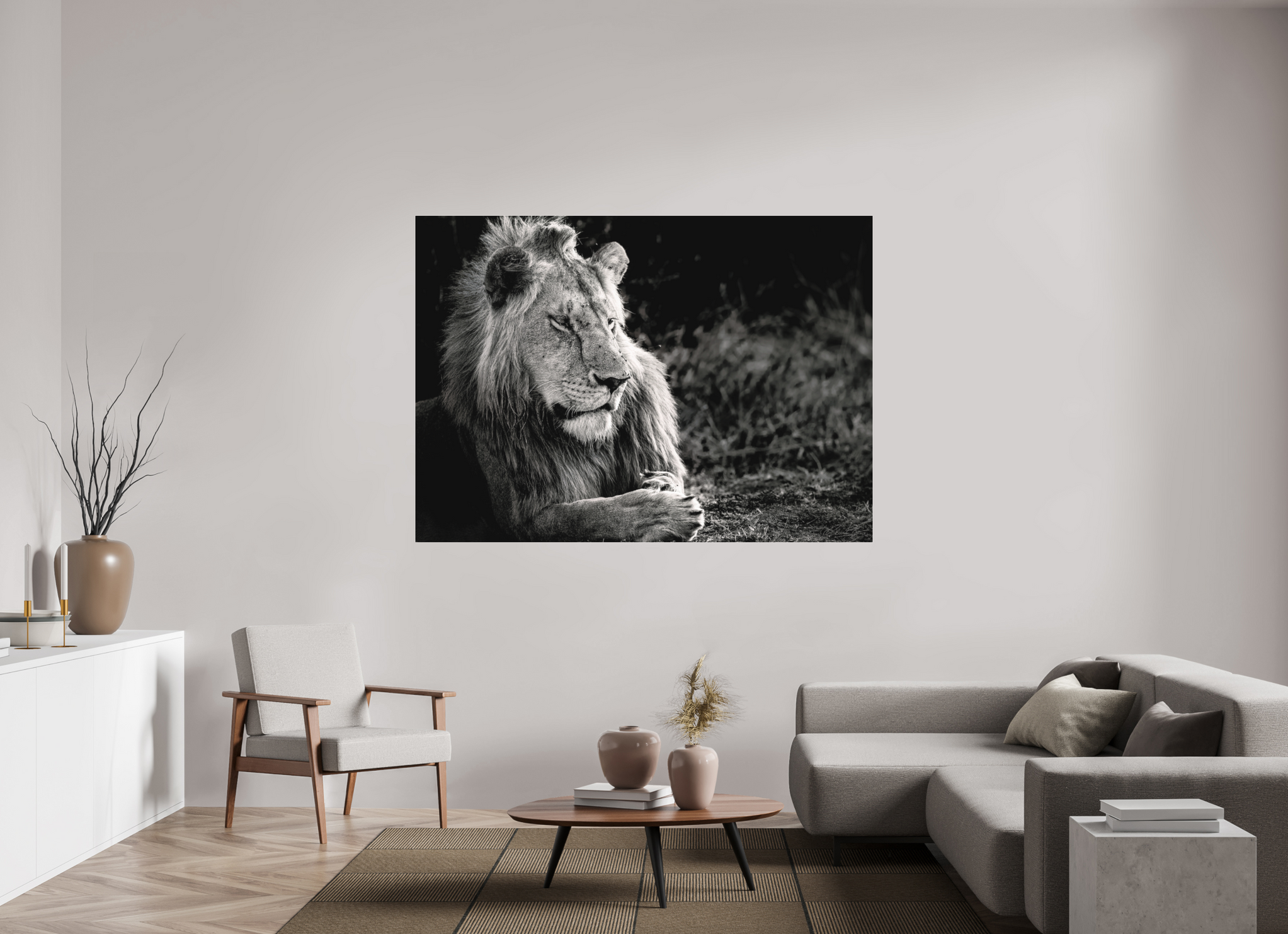 182 x 130 cm, Fine Art Print Under Acrylic - No Frame Quiet Dominion