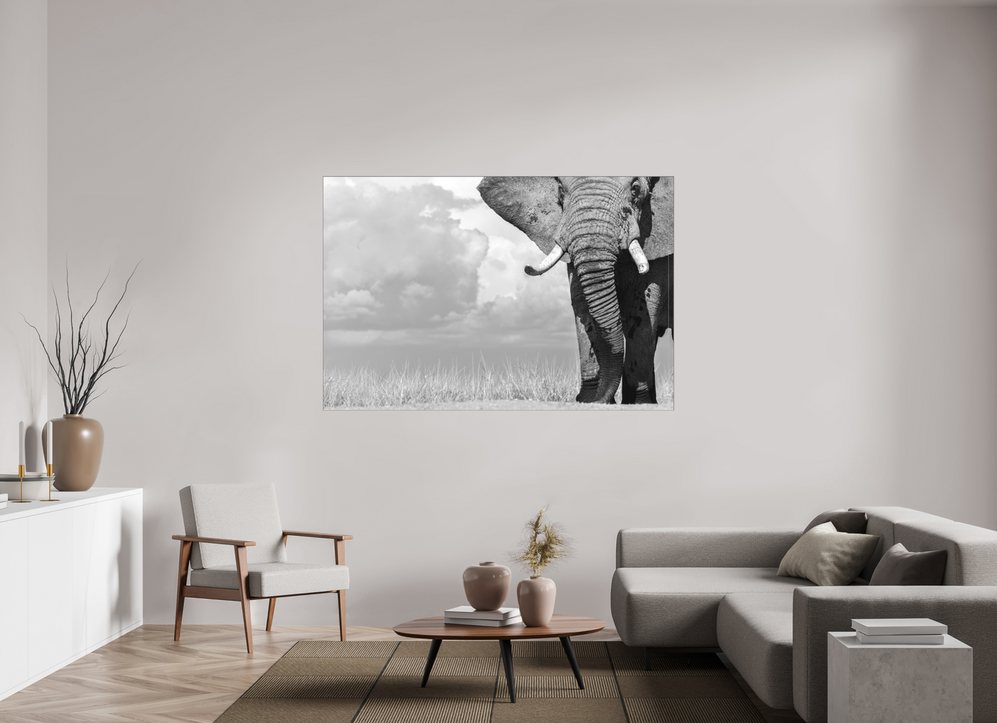 180 x 120 cm, Fine Art Print Under Acrylic - Slimline Black Frame Dominance