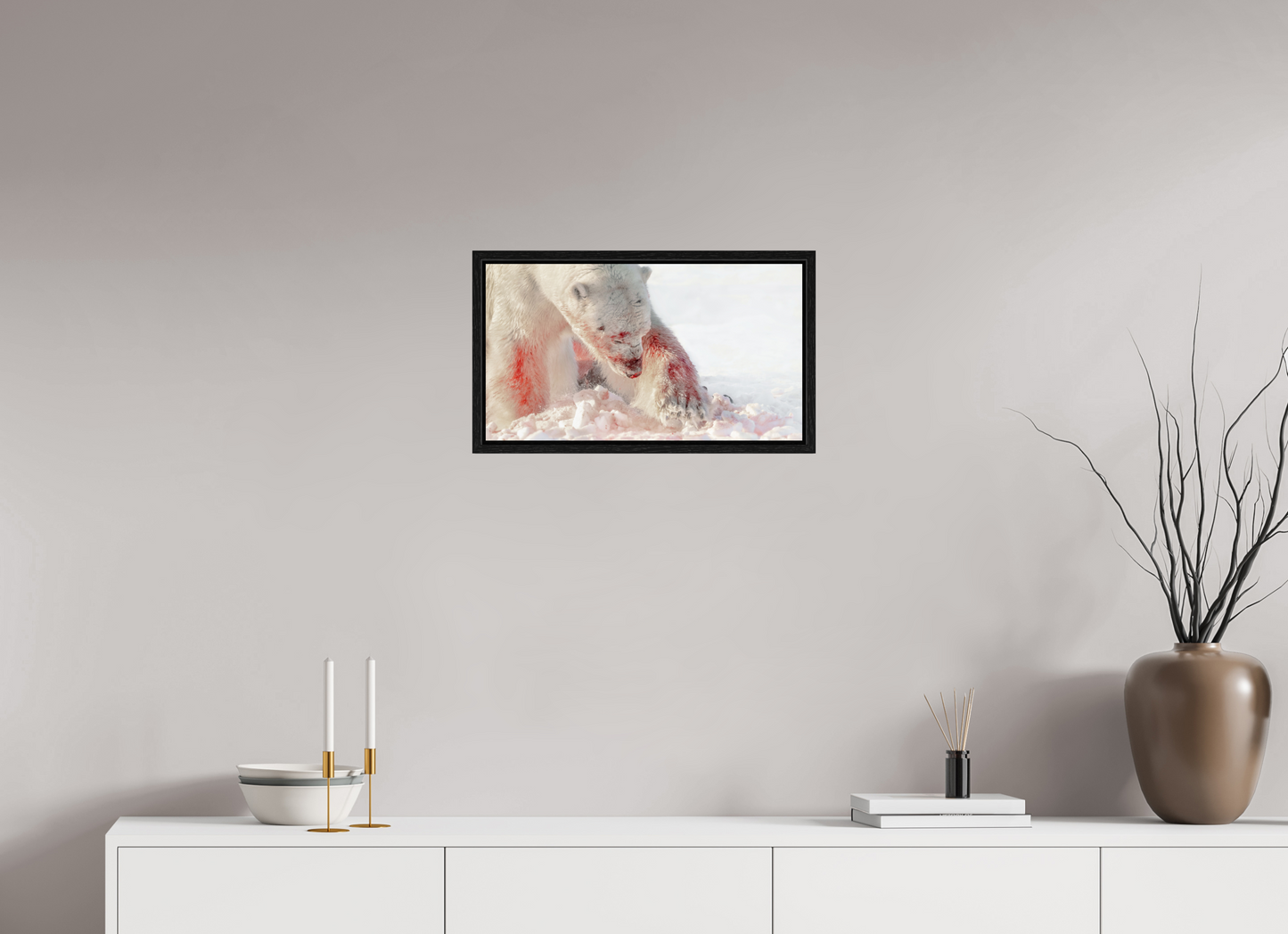 53.8 x 30 cm, Floater Frame Masterprint 1